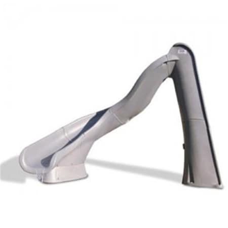 Powerplay Turbo Twister Pool Slide - Left Turn - Gray Granite PO42705